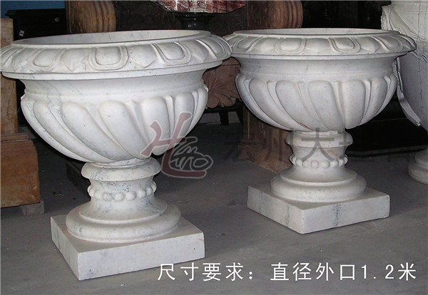 石雕花盆类